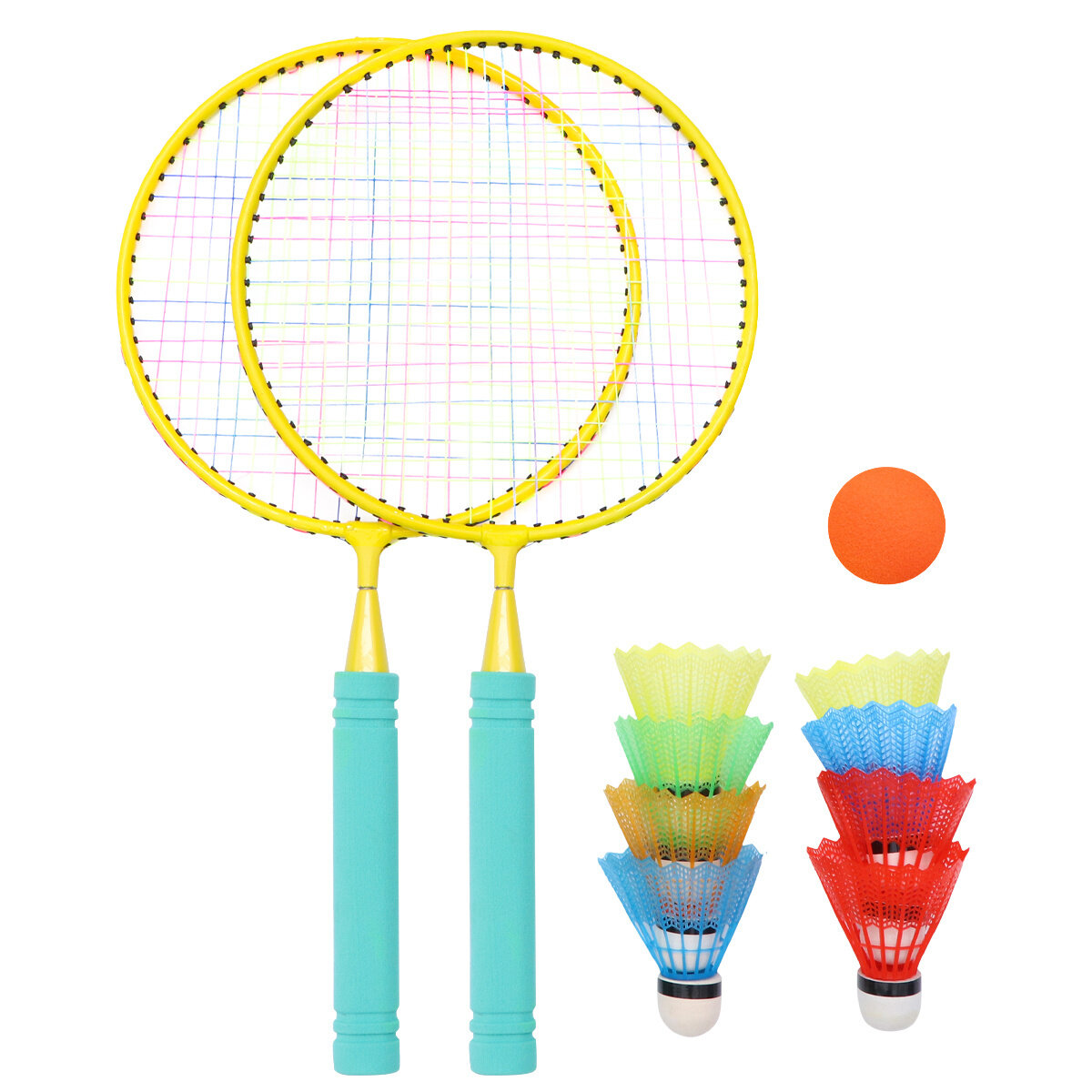 Badminton Racket & Shuttlecock Set Pro Raquet Adults Children Kit Game Garden