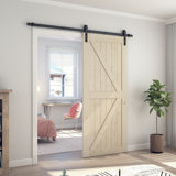 Sliding Barn Door Bookcase Wayfair