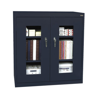 Clear View 2 Door Storage Cabinet by Sandusky Cabinets