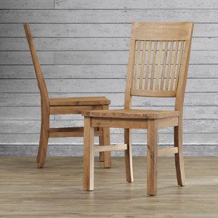 Dulce Solid Wood Dining Chair In Cider (Set Of 2) By Mistana