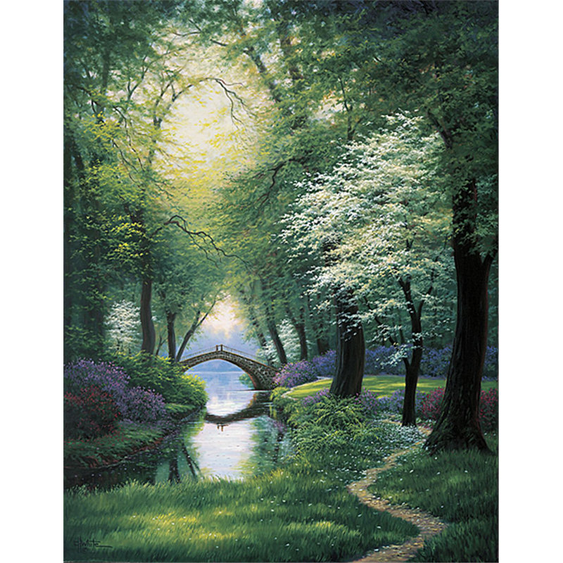 Hadleyhouseco Beside Still Waters By Charles White Painting Print