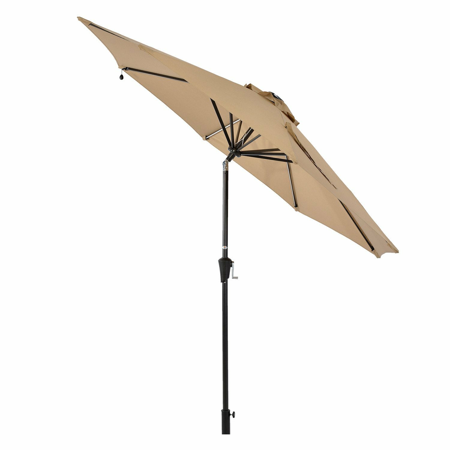 Freeport Park Sears 8 7 X 7 Lighted Market Umbrella Wayfair