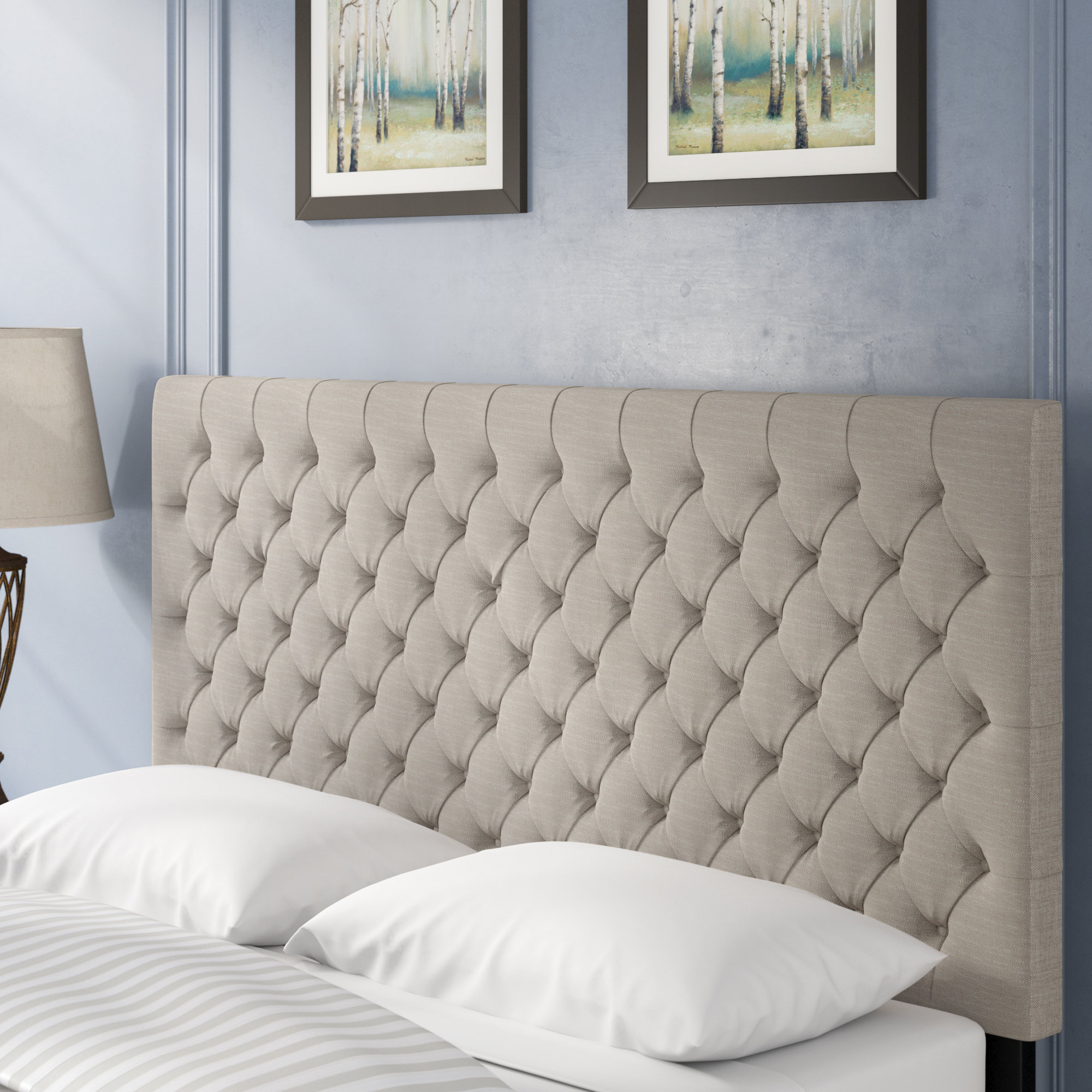 Greyleigh Hallsburg Upholstered Panel Headboard Reviews Wayfair