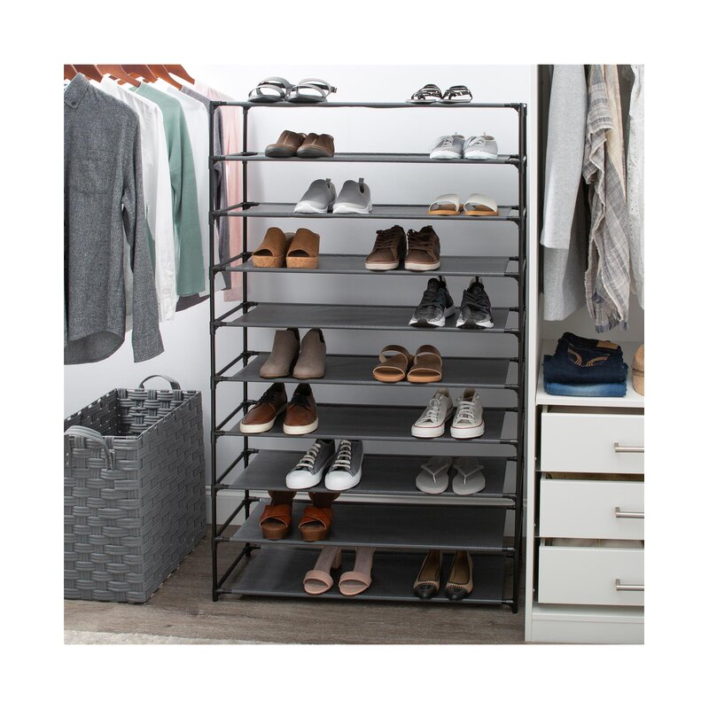 Rebrilliant Burrier 50 Pair Shoe Rack & Reviews | Wayfair