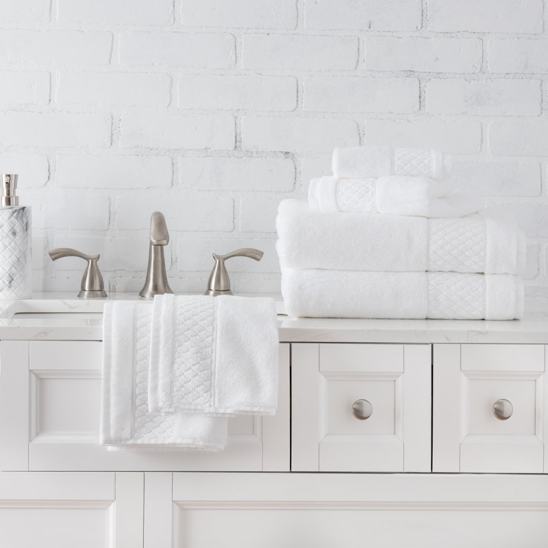 Bath Towel Set 6Pc Blended Egyptian 100/% Cotton Soft Absorbent Durable Heavyweig