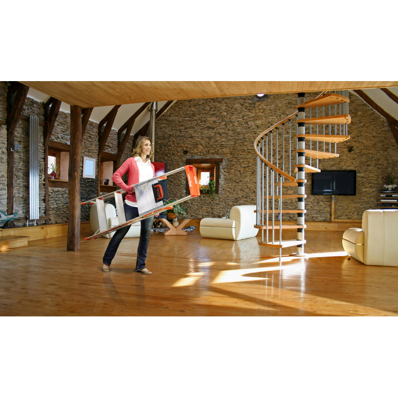 Little Giant Ladder 3 Step Aluminum Flip N Lite Type 1a Step Stool With 300 Lb Load Capacity Reviews Wayfair