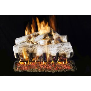 Mountain Birch Natural Vent Natural Gas/Propane Logs By Real Fyre