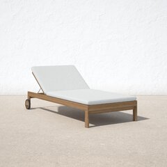 teak outdoor chaise lounge