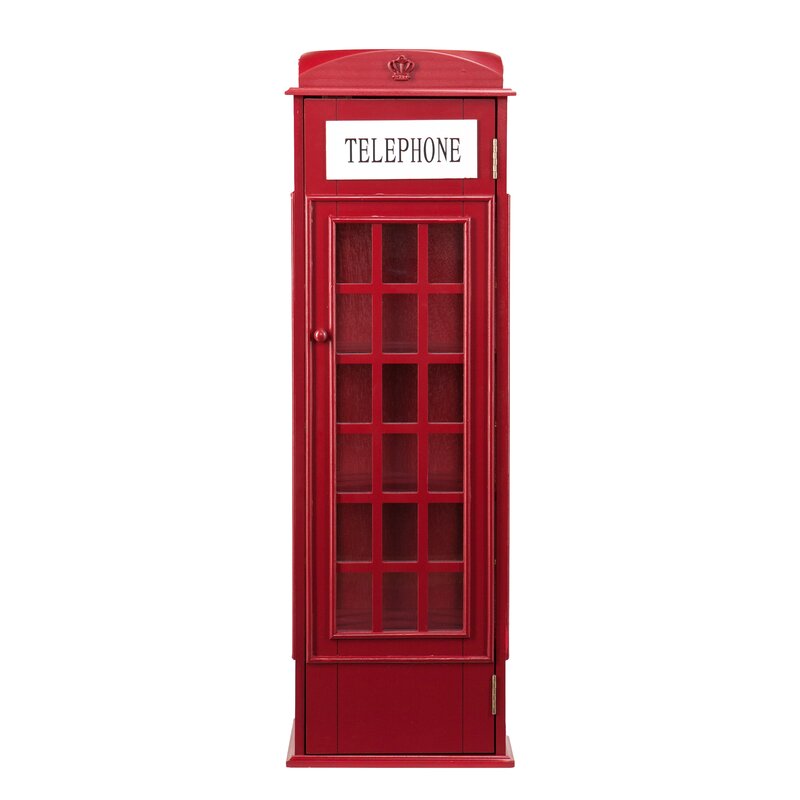 Red Barrel Studio Rodriques Phone Booth Storage Accent Cabinet