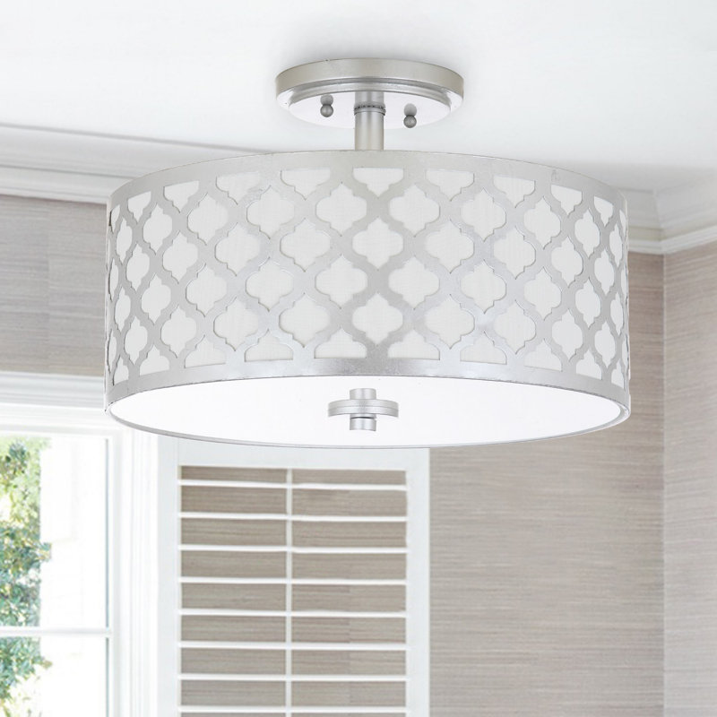 Willa Arlo Interiors Maynard 3 Light 15 Unique Statement Drum