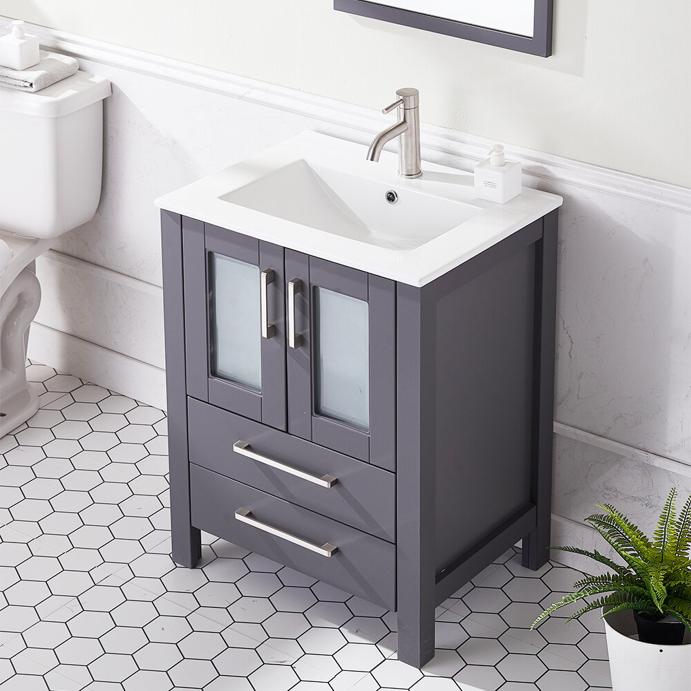 Ebern Designs Single Bathroom Vanity Set | Wayfair