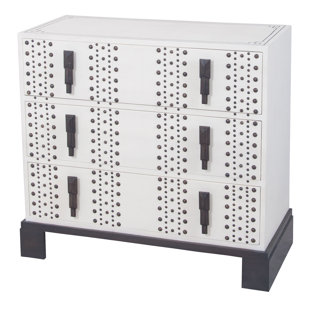 Burke 3 Drawer Standard Dresser/Chest by Bungalow Rose