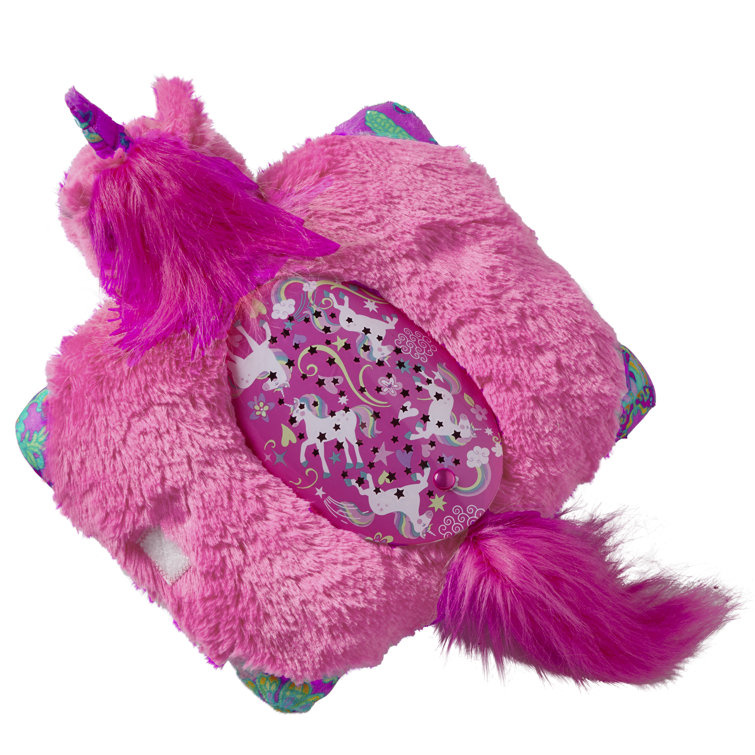 unicorn night light plush