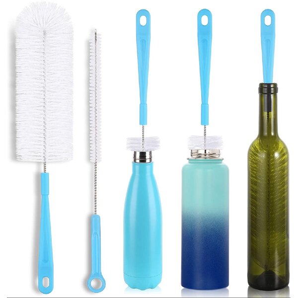Cleaner Spout Cup Glass Teapot Washing Cleaning Brush Baby Bottle Brush 2Pcs 