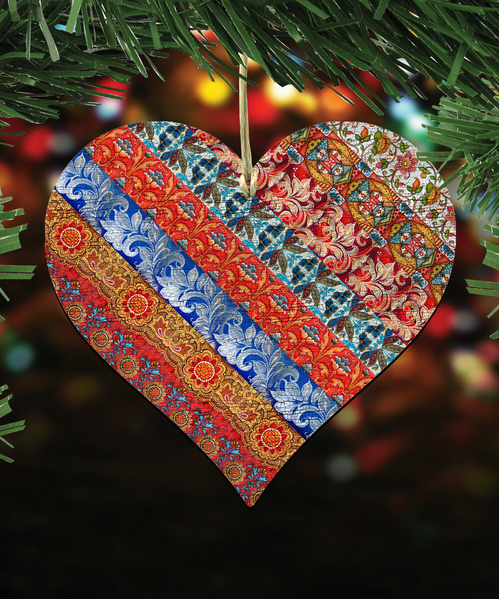 heart christmas ornament