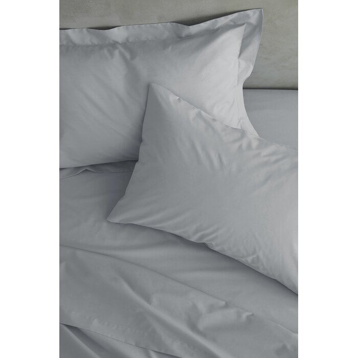 2 Two Pillow cases Cover Brand New Percale Quality Plain Polycotton Housewife 