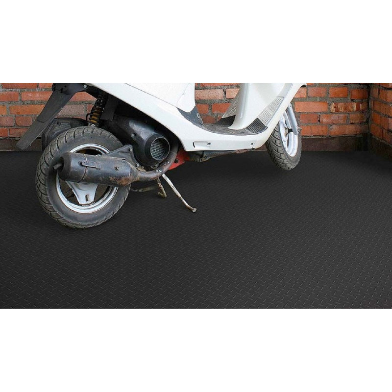 Mats Inc Protection Diamond 21 X 21 Garage Flooring Tile In Black Wayfair
