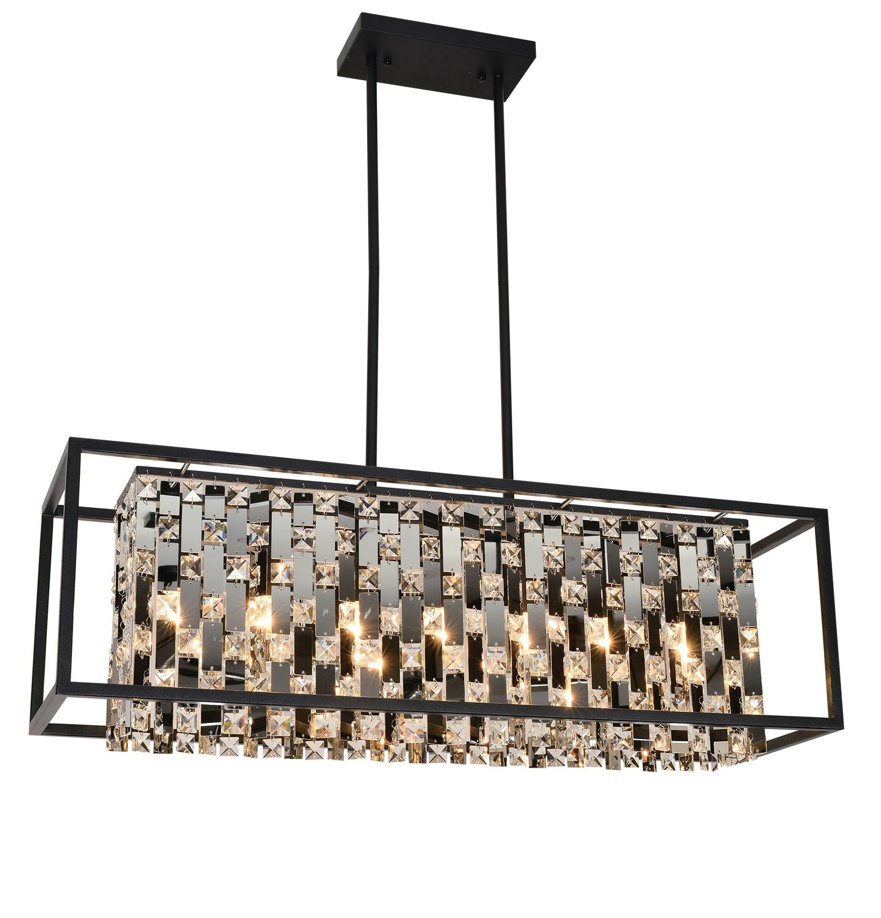Ivy Bronx Mullikin 7 Light Kitchen Island Rectangle Pendant Wayfair