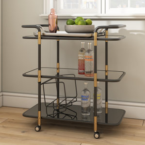 Crespin Bar Cart by Brayden Studio