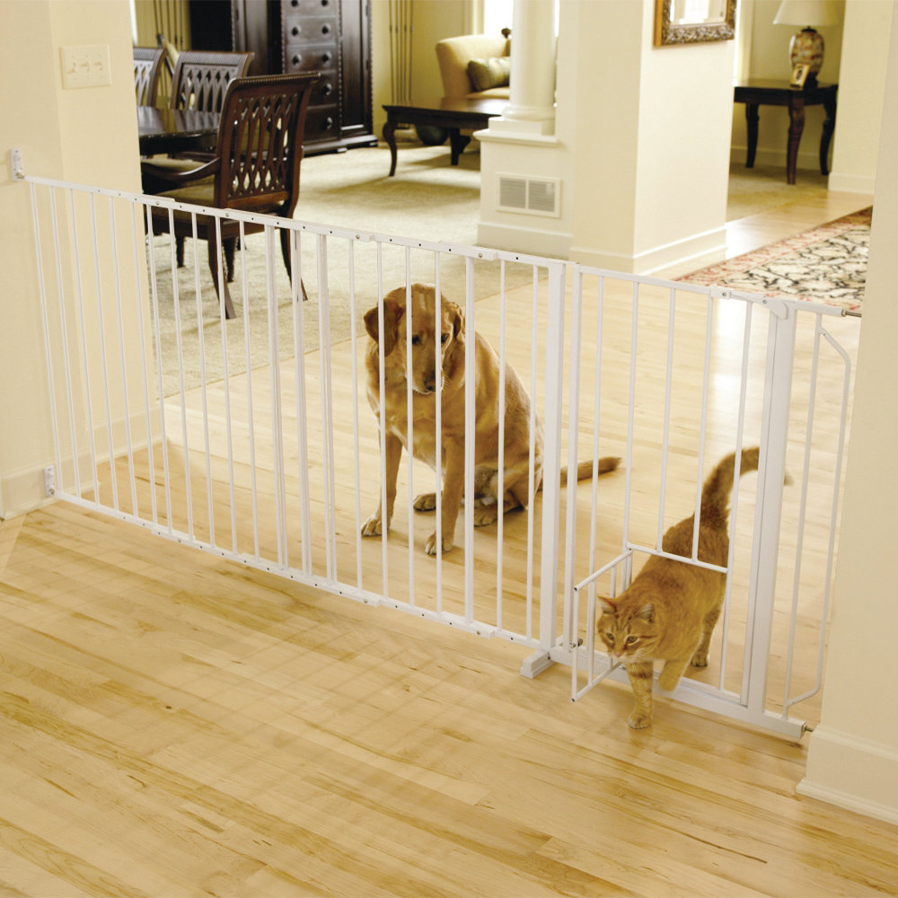 Tucker Murphy Pet Guillermo Maxi Wall Mounted Pet Gate With Pet