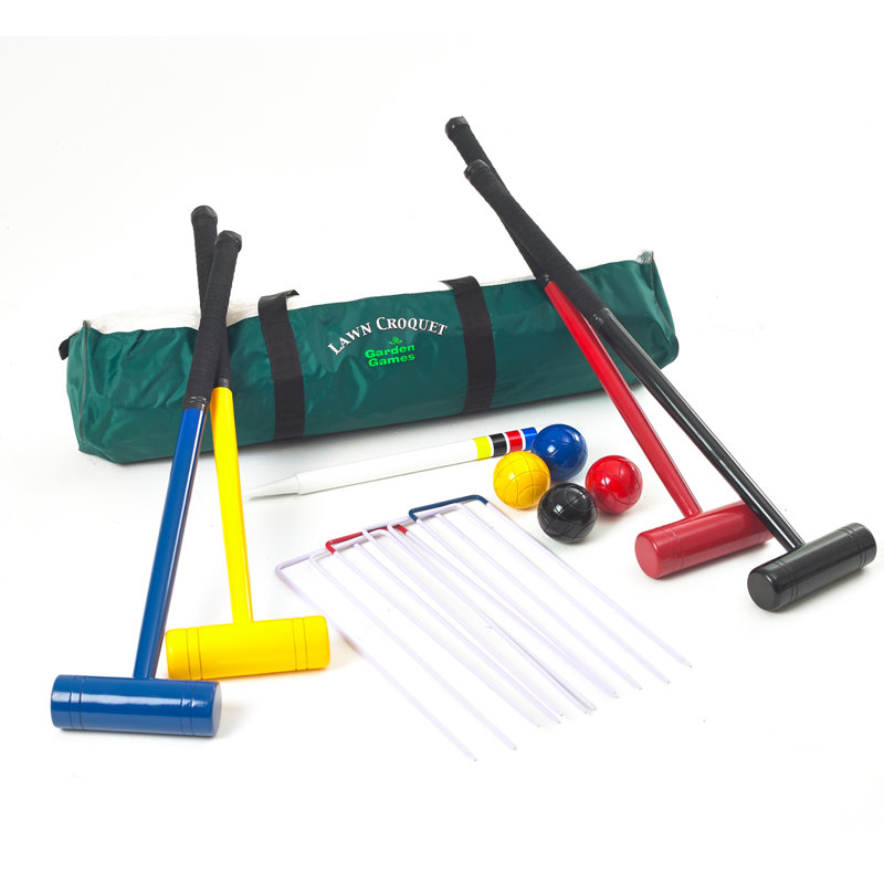 Freeport Park Lawn Croquet Set Wayfair Co Uk