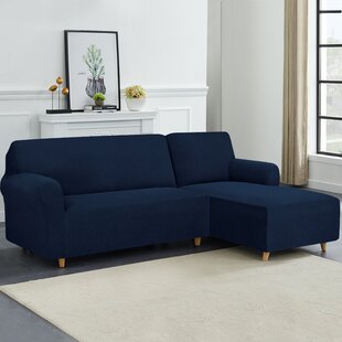Non-Slip Furniture Protecting Pet Cover Sofa 76W x 85D Blue Washable 