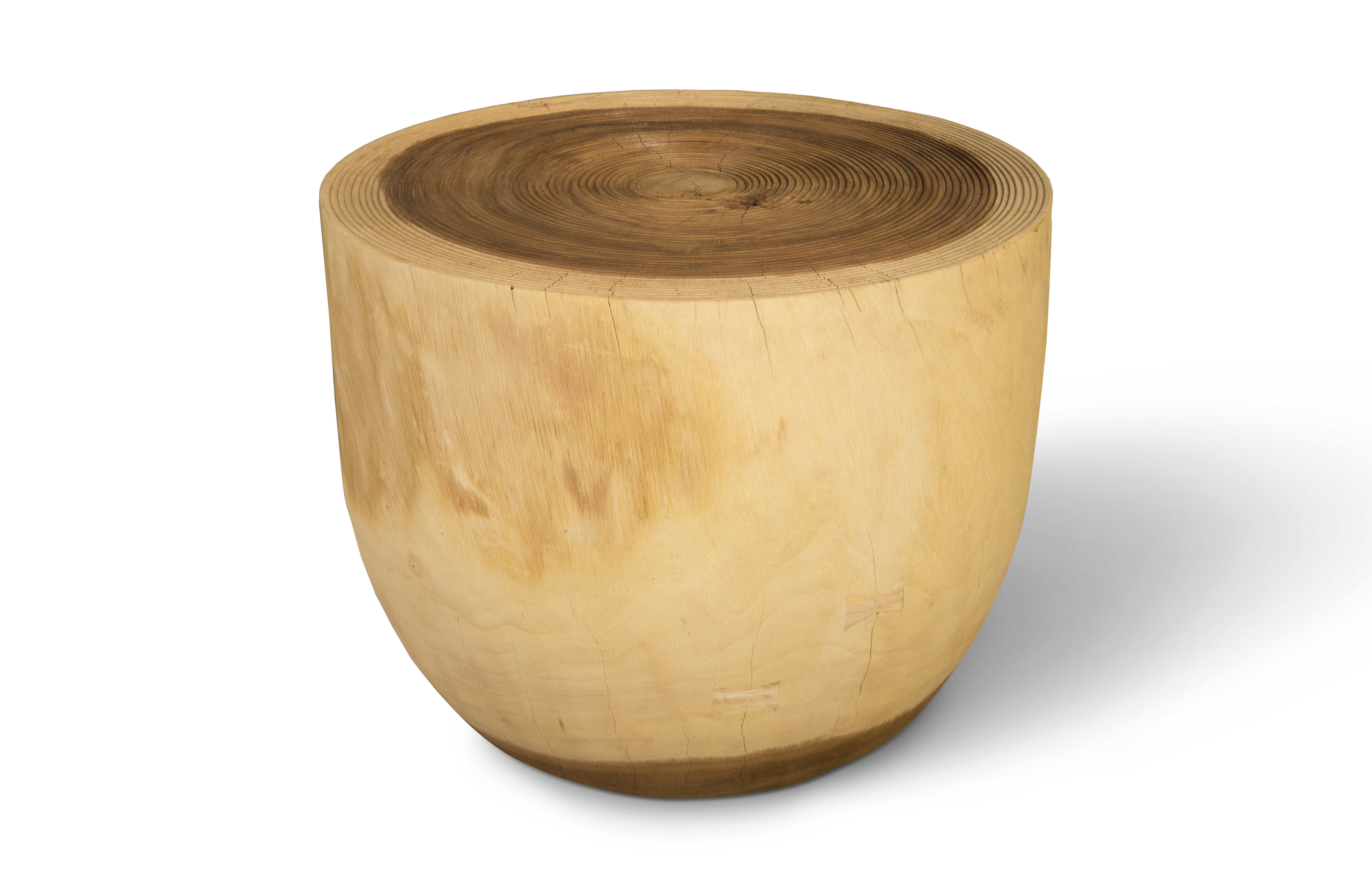 Phillips Collection Solid Wood Drum End Table Wayfair