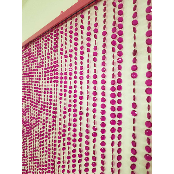 Pink Beaded Doorway Curtains Wayfair