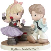 154017 Precious Moments You Make My Heart Float Limited Edition Bisque Porcelain Sculpture 