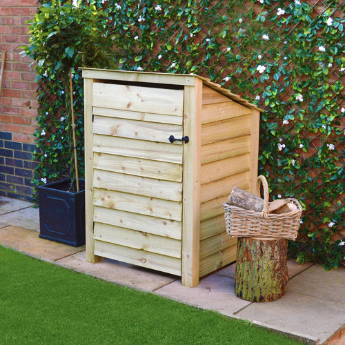 3 Ft. x 3 Ft. Wood Log Store WFX Utility Finish: Light Green
