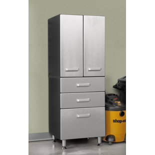 Large Garage Storage Cabinets Wayfair 2 Piece Garage Storage Cabinet