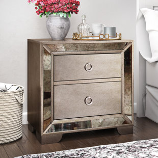 Go to store & view more images Dowson 2 Drawer Nightstand by Willa Arlo Interiors