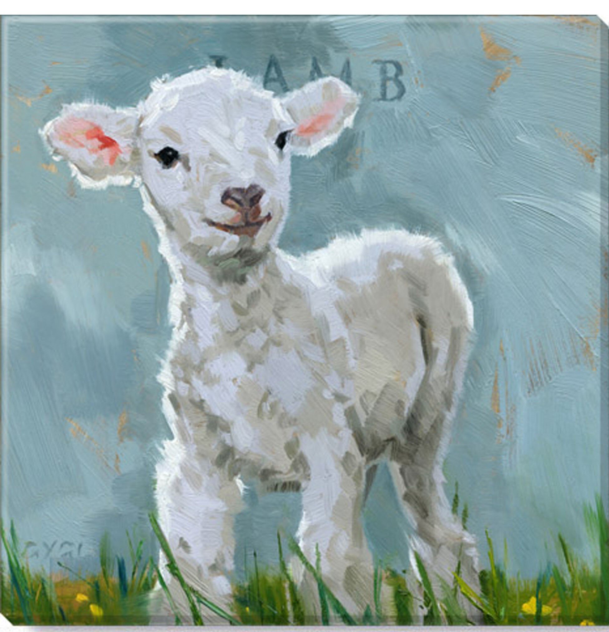 Darren Gygi Home Collection Lamb Giclee Wall Art by Darren Gygi ...