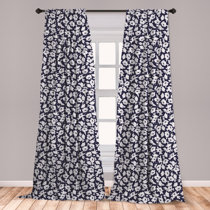 Navy Blue Bedroom Curtains Wayfair