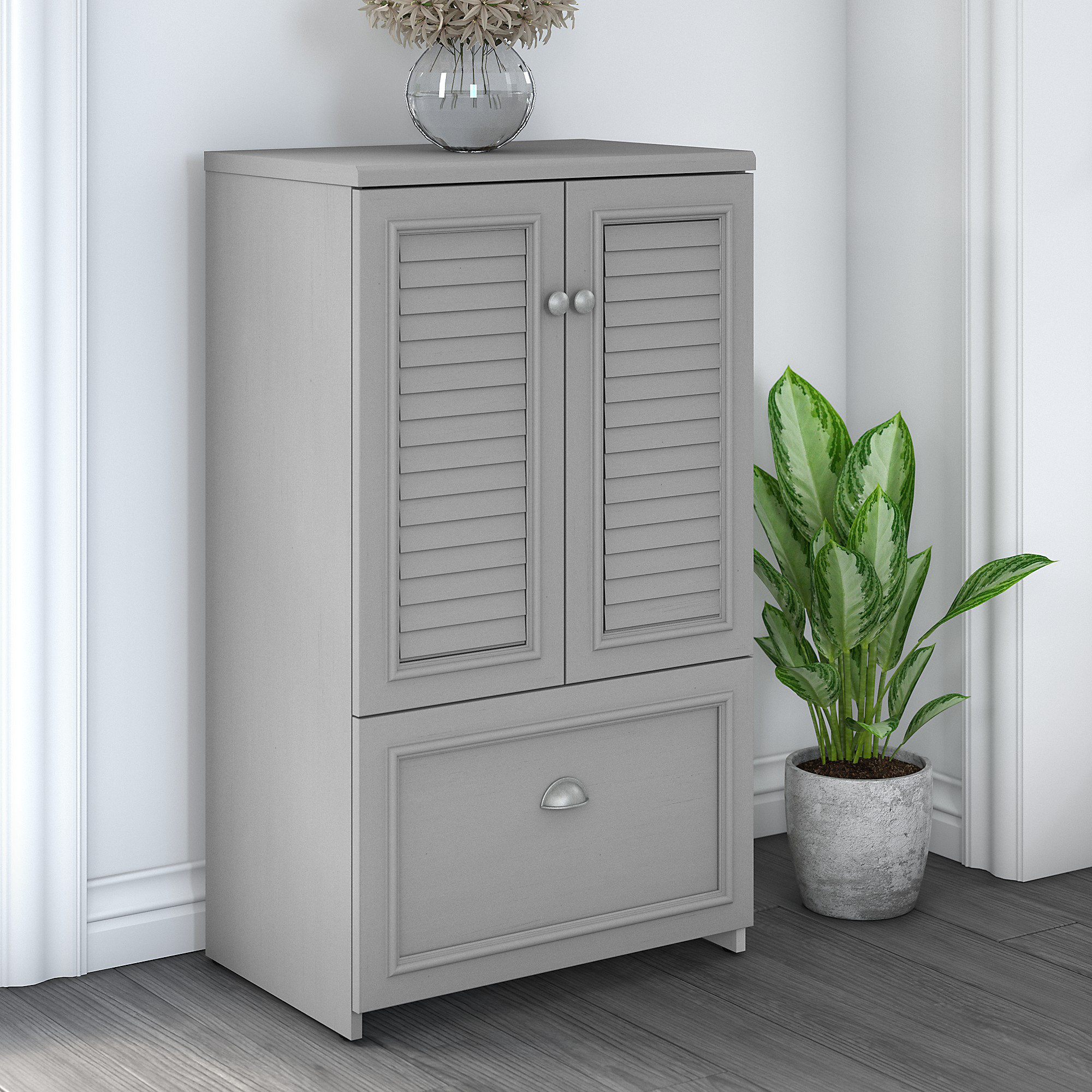 shoe storage cabinet with doors