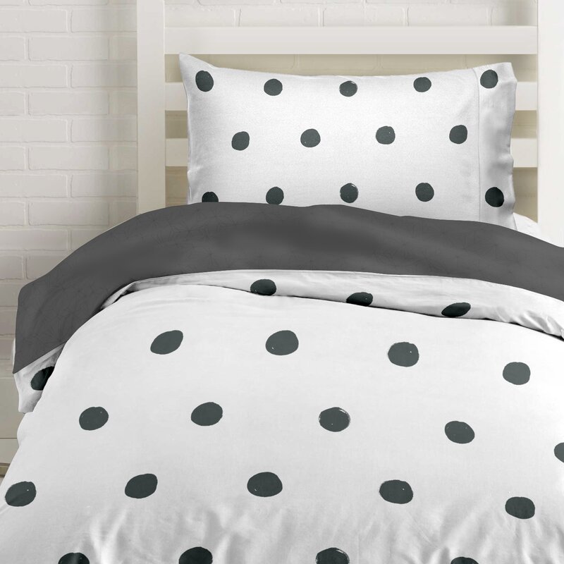 Birch Lane Despain Polka Dot Duvet Cover Set Reviews Wayfair Ca