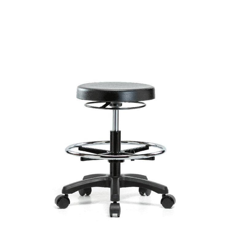 Work stools with wheels