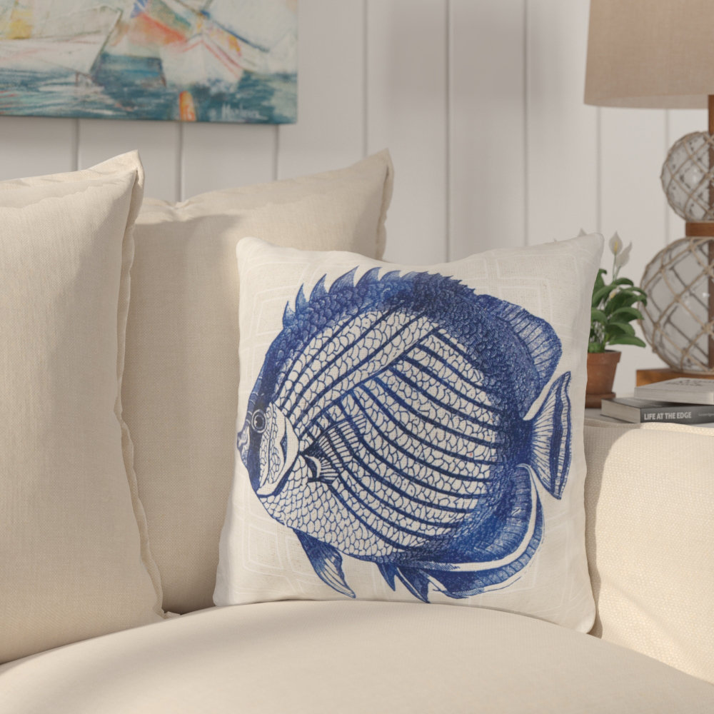Highland Dunes Chaucer Graphic Print Indoor Outdoor Throw Pillow Reviews Wayfair