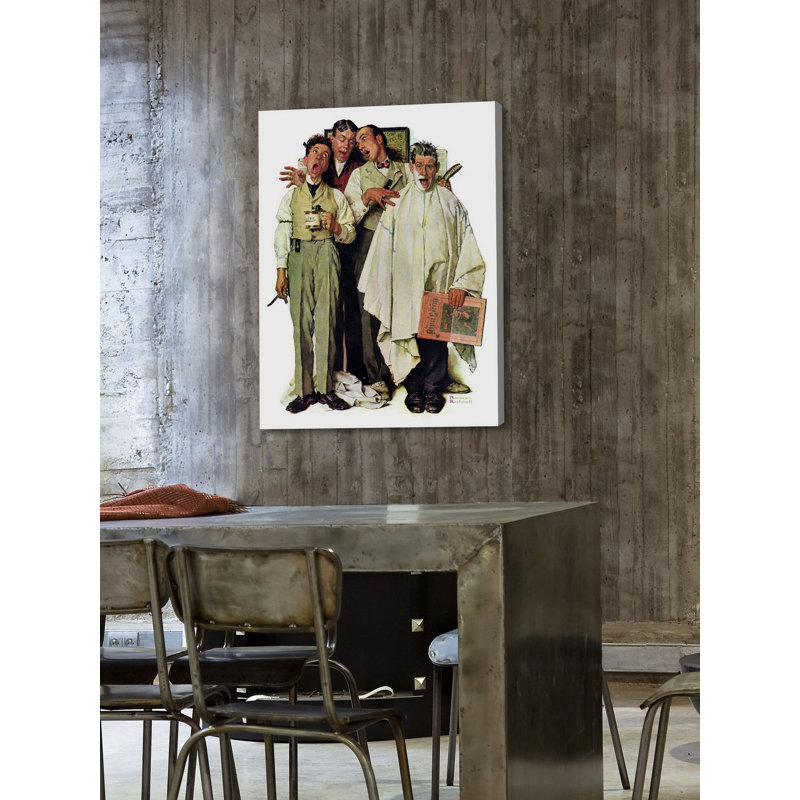Marmont Hill Barbershop Quartet By Norman Rockwell Painting