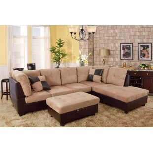 Plumlee Sectional With Ottoman By Winston Porter