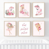 baby girl nursery wall decor