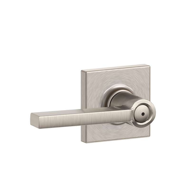 F40lat619col Schlage Latitude Lever With Collins Trim Bed And Bath Lock Reviews Wayfair