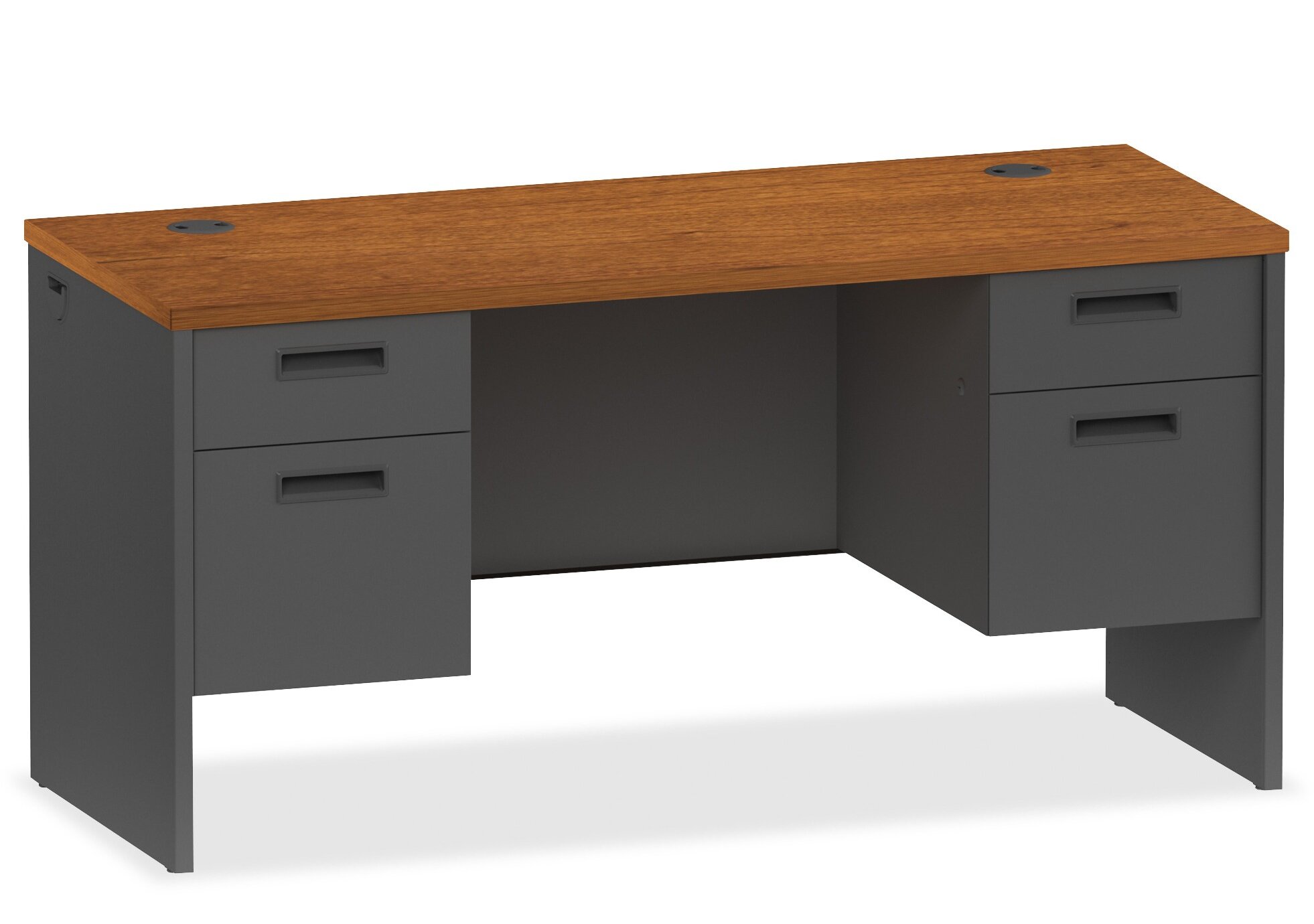 Lorell 97000 Modular Series Pedestal Executive Desk Wayfair