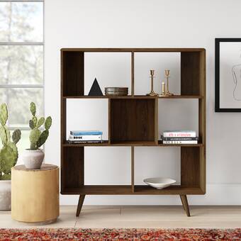 George Oliver Higgston Wood Standard Bookcase Reviews Wayfair