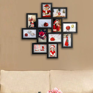 Collage Floating Family Picture Frames You Ll Love Wayfair Germain Gallery Collage Wall Hanging 12 Opening Photo Sockets Picture Frame