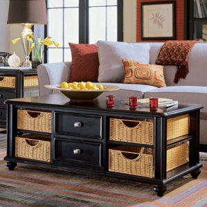 Wheelock 2 Drawer Coffee Table by Beachcrest Home