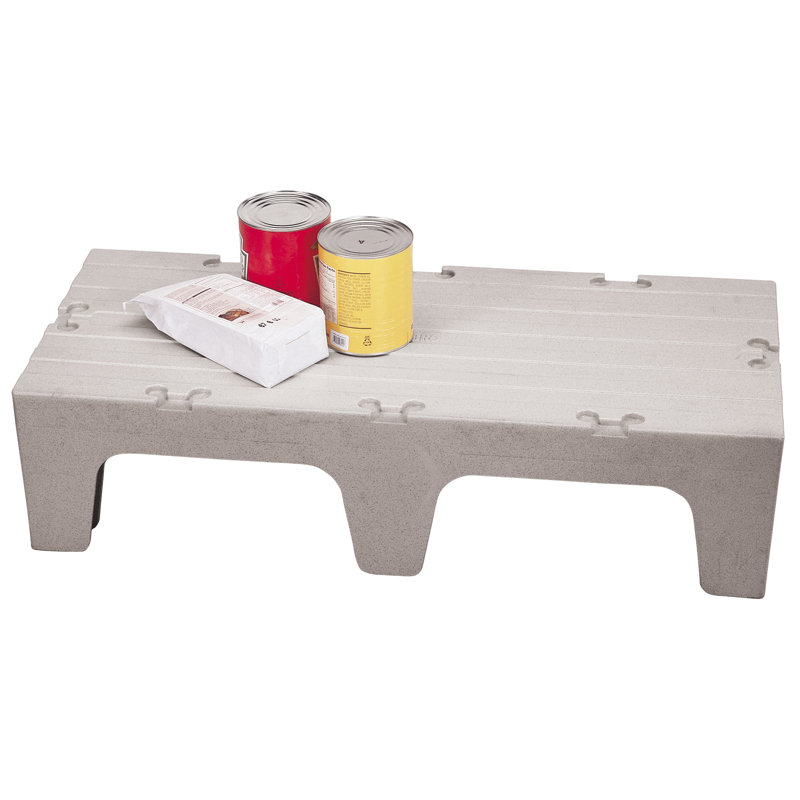 Cambro Dunnage Rack With Solid Shelves Top 60 Speckled Gray Wayfair