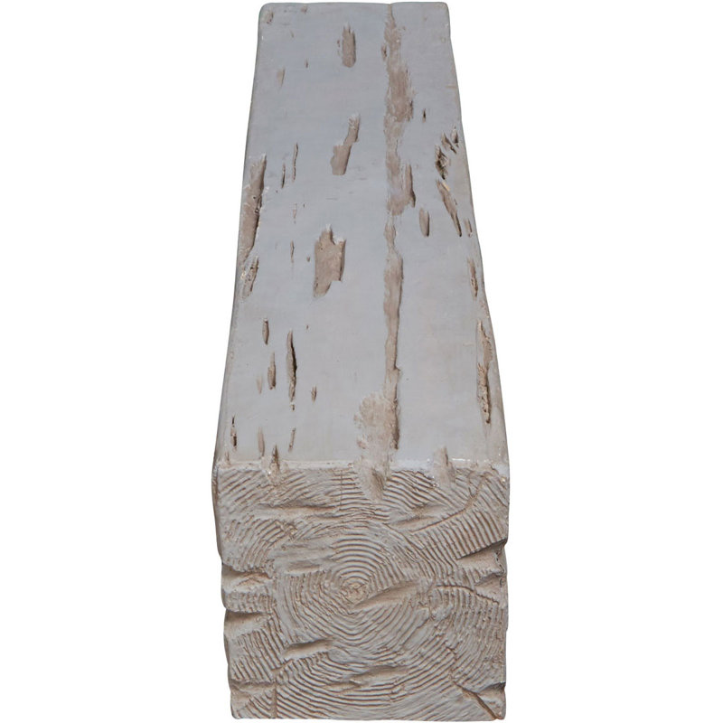 Ekena Millwork Pecky Cypress Faux Wood Texture Fireplace Shelf
