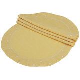 August Grove Breen Embroidered Easy Care Round 16 Placemat Reviews