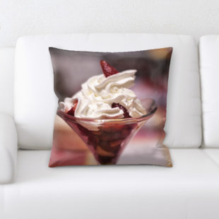 Ice Cream Parlor Furniture Wayfair Ice Cream Dessert Throw Pillow